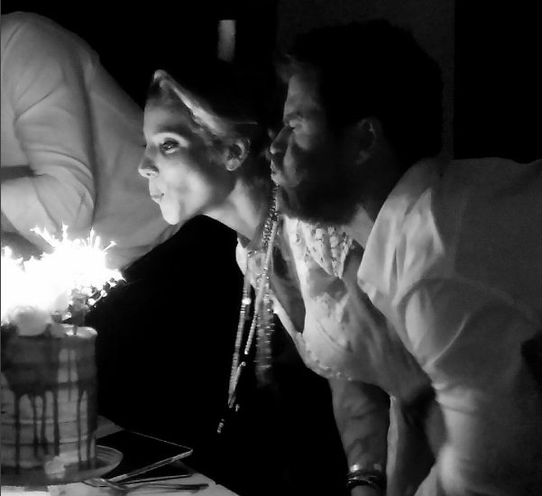 La actriz de 'Fast and Furious' celebró su cumpleaños 40 en compañía de su esposo Chris Hemsworth.