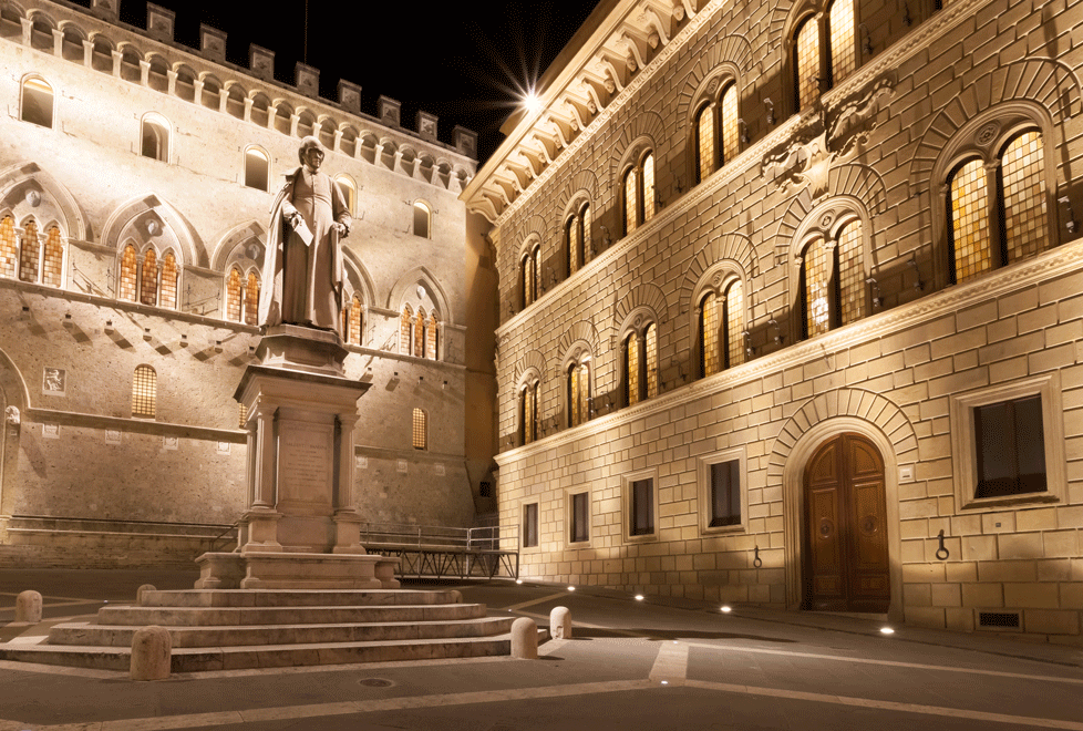 El banco italiano Monte dei Paschi, fundado en 1472, podría necesitar entre 2,000 y 6,000 mde de capital adicional.