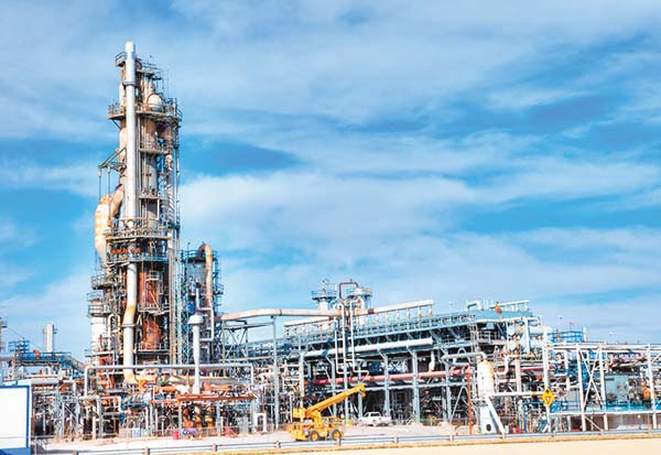 Refinería petrolera en Texas, Estados Unidos.
