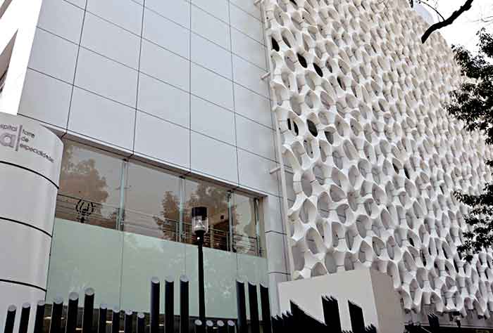 La Torres de Especialidades del Hospital Manuel Gea González.