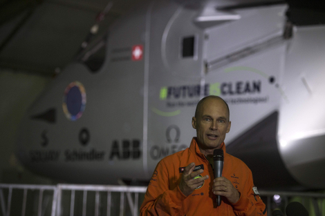 El piloto Bertrand Piccard