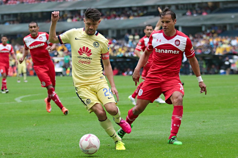 Aarón Galindo en partido