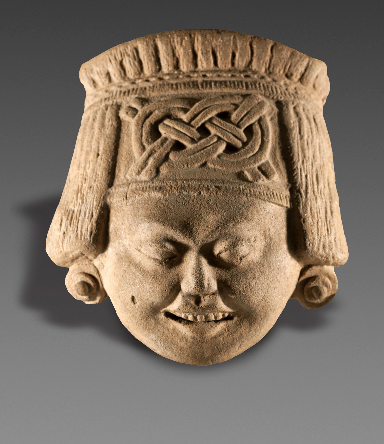 Figurilla. Carita sonriente. Cerámica. Centro de Veracruz. 