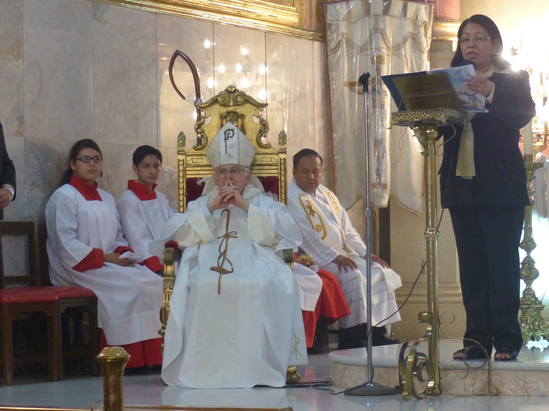 Raúl Vera López, obispo de Saltillo.