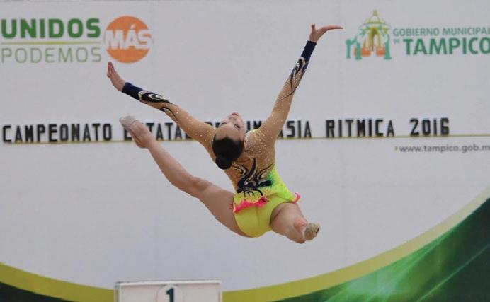 Ledia Damaris Juárez Aladro, logró cinco medallas de oro en Gimnasia