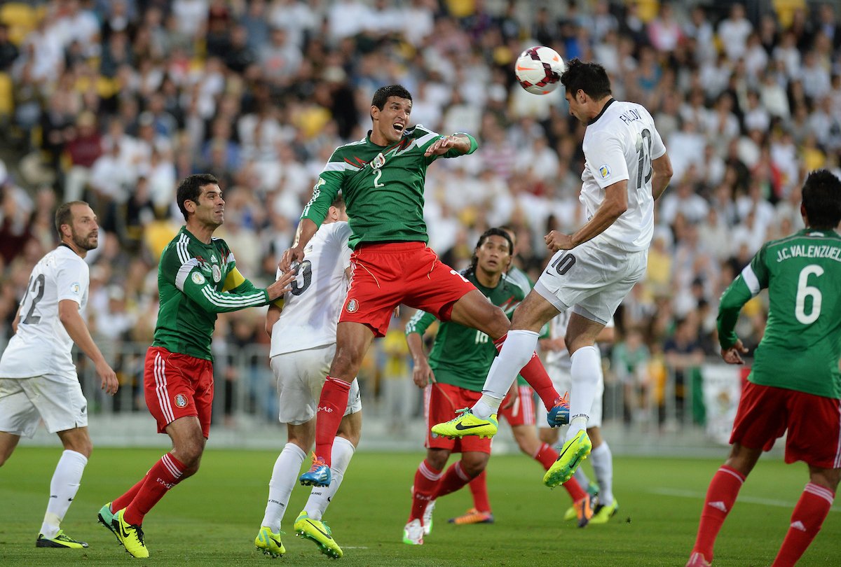 México y Nueva Zelanda pelearon el repechaje para Brasil 2014