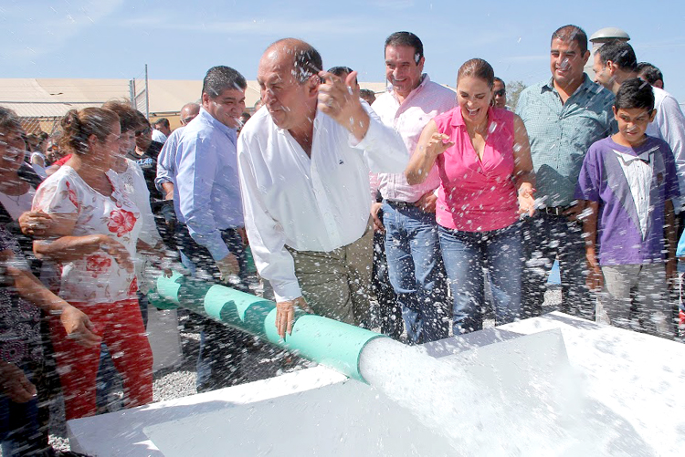 Autoridades municipales y las estatales arrancaron las labores del Pozo San Agustín.