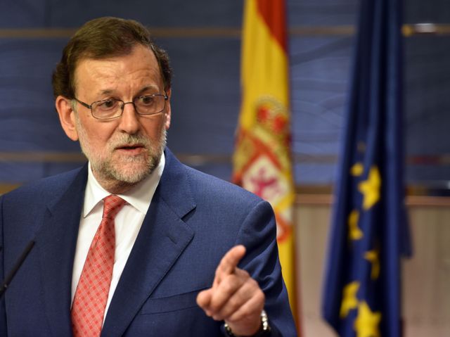 El actual mandatario español, Mariano Rajoy.