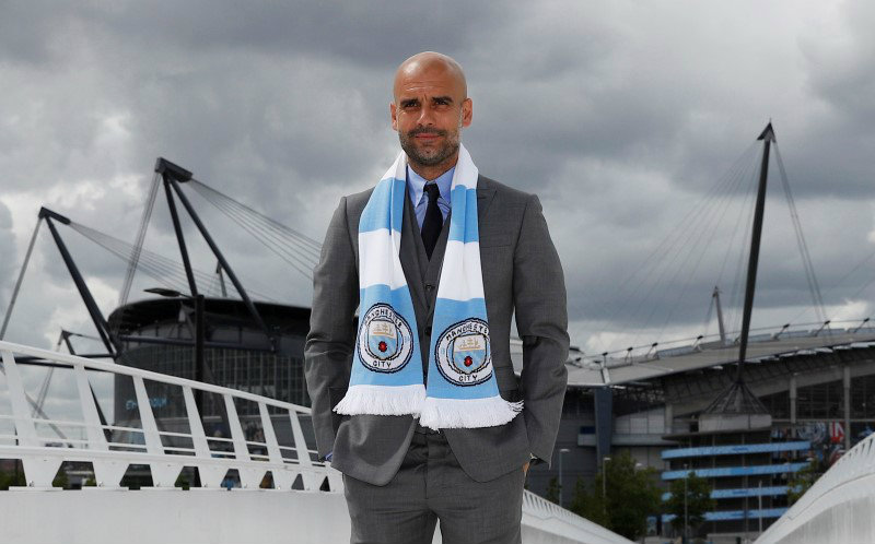 Pep Guardiola, entrenador del Manchester City