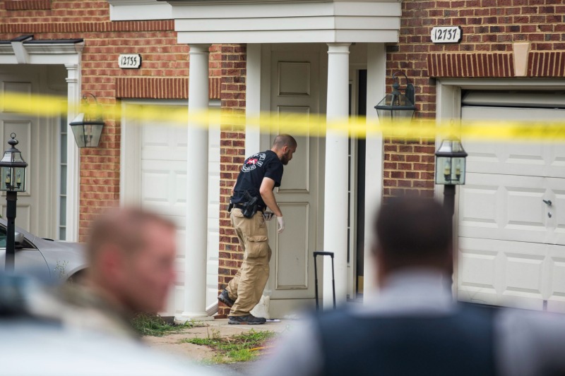 La casa de Nicholas Young, de 36 años, fue cateada tras su arresto. 