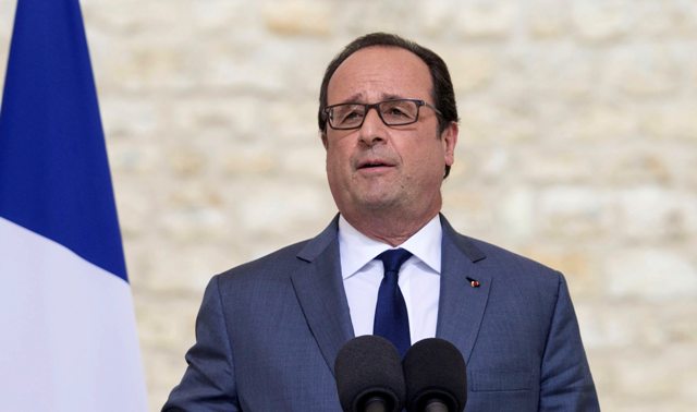 El presidente de Francia François Hollande.