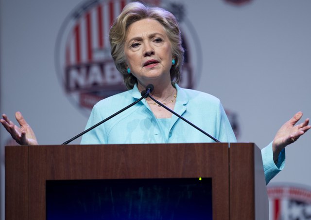 La candidata demócrata a la presidencia de Estados Unidos, Hillary Clinton.