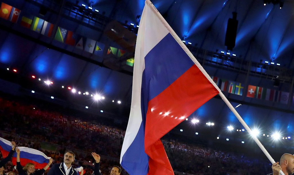 Bandera rusa en Río 2016