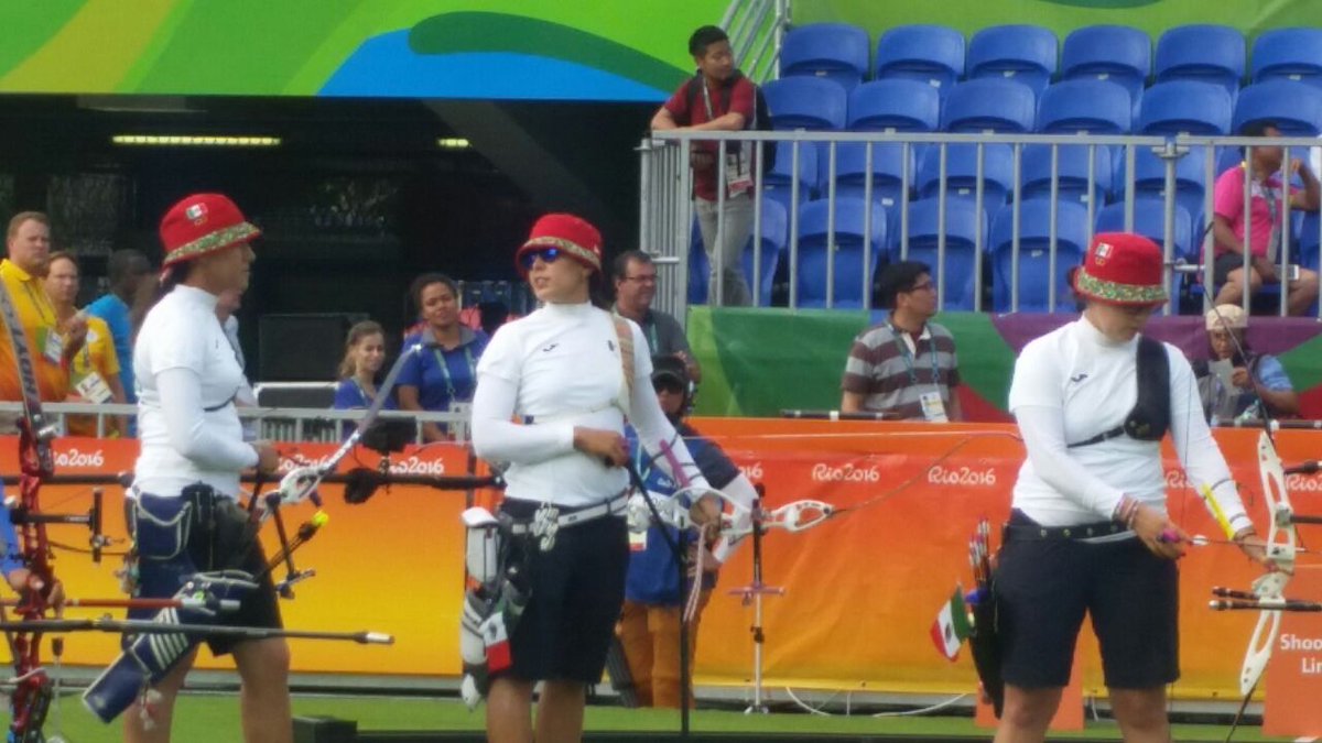 Gabriela Bayardo, Aída Román y Alejandra Valencia fueron eliminadas en tiro con arco por equipo 