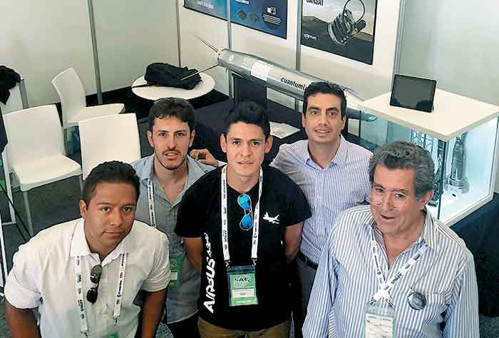 Cinco potosinos integran la empresa Datiotec Aeroespacial.
