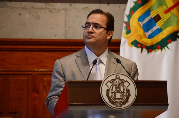 El gobernador de Veracruz, Javier Duarte.