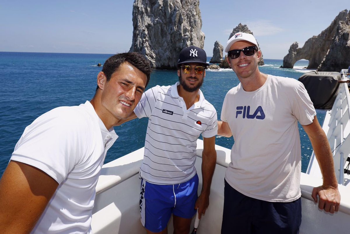 Feliciano, Tomic y Querrey, listos en Los Cabos 