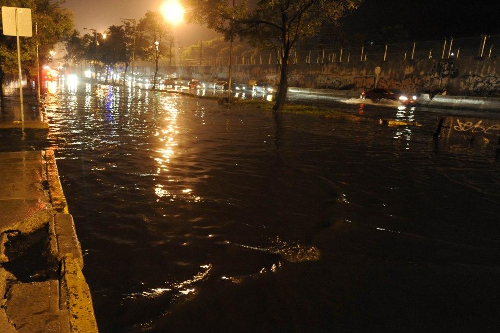 Inundaciones en Iztapalapa, Ciudad de México. 