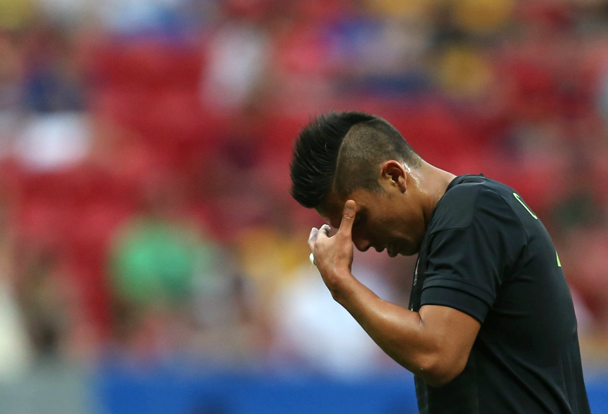 Carlos Salcedo lamentó la eliminación del Tri Olímpico