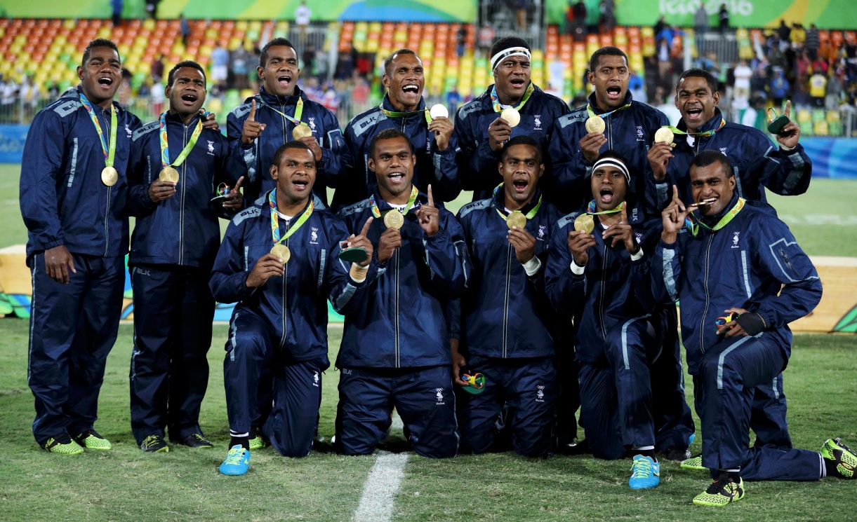 Fiyi conquista medalla de oro en rugby