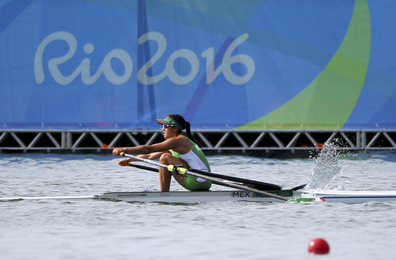 Kenia Lechuga en su participación en Río 