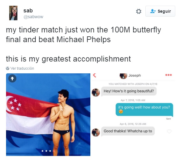 La publicación de Twitter 
