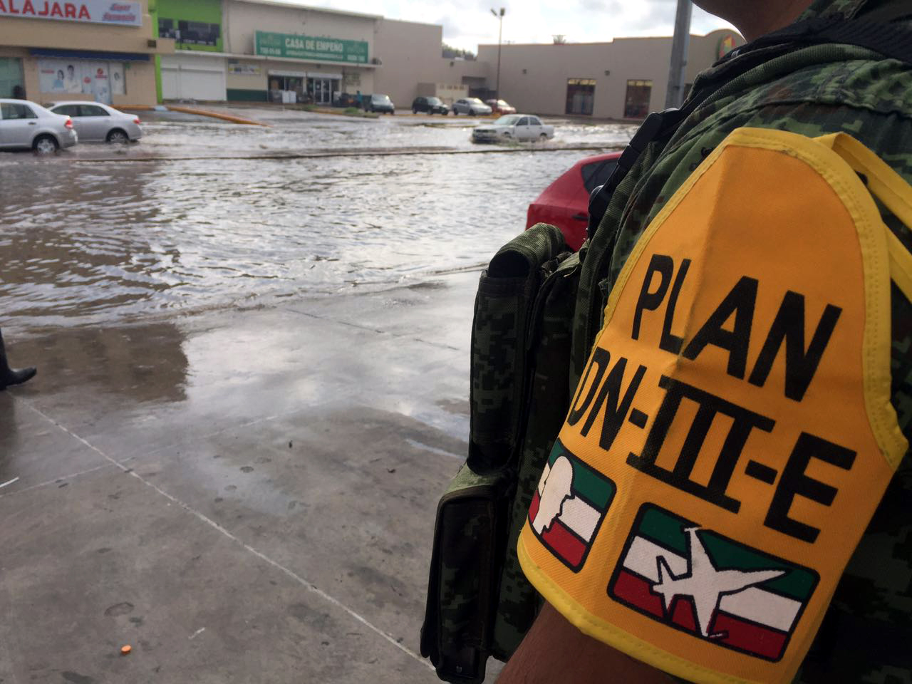Sedena aplicó el Plan DNIII en Diagonal Las Fuentes.