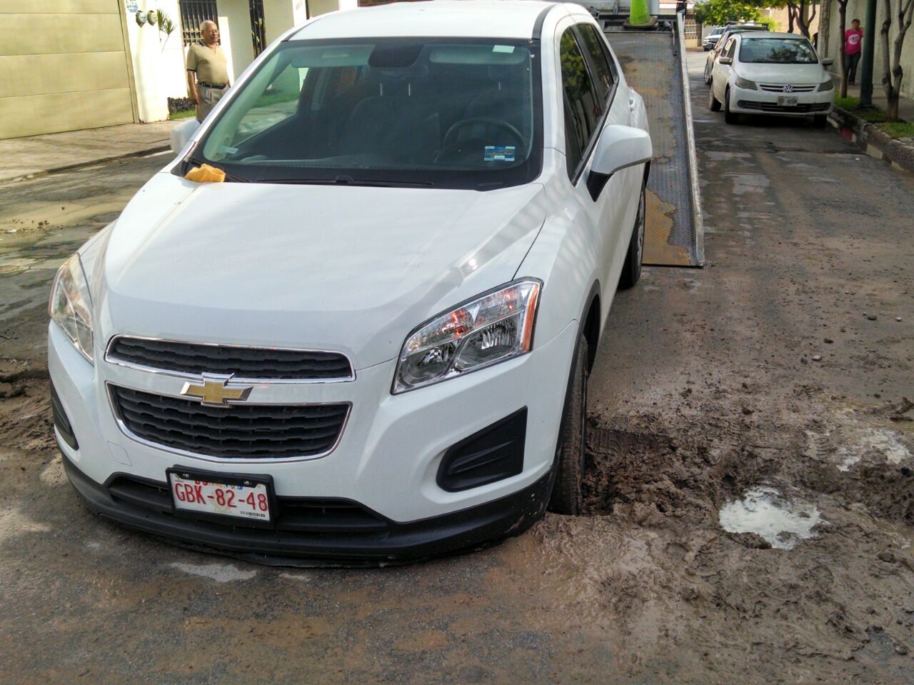 La zanja está en calle Sertoma de la colonia Ampliación Los Ángeles de Torreón.