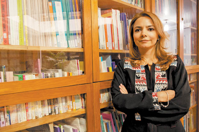 Carla Humphrey Jordán, aspirante a magistrada en entrevista con Cimacnoticias. 