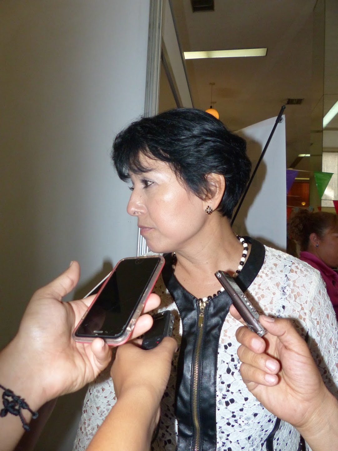  Martina Aguilar Moreno, administradora de la Asociación de Padres de Familia.