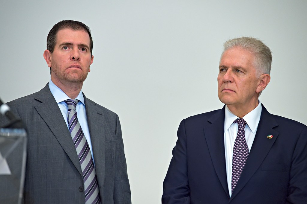 Alfredo Castillo y Carlos Padilla, titulares de Conade y COM, respectivamente