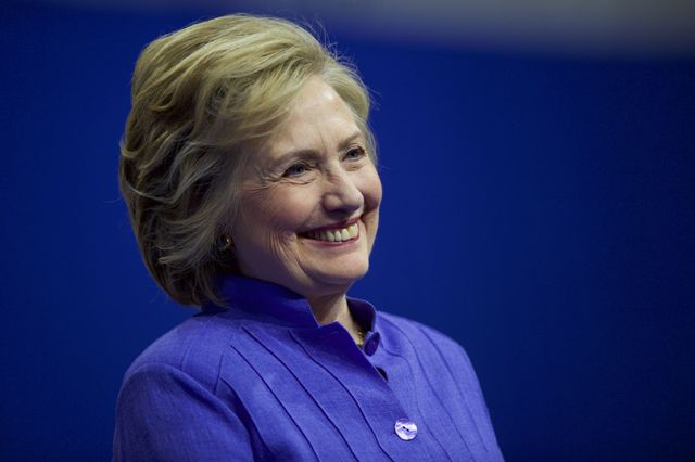 La candidata demócrata Hillary Clinton.