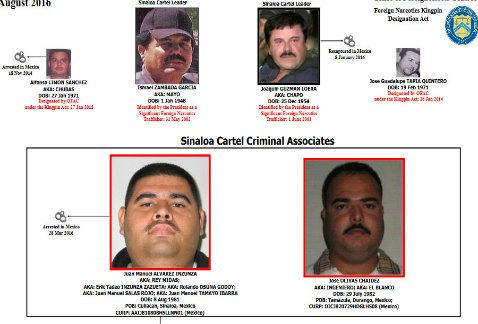 Socios del Cártel de Sinaloa.