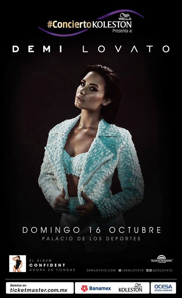 Demi Lovato anuncia conciertos en México.