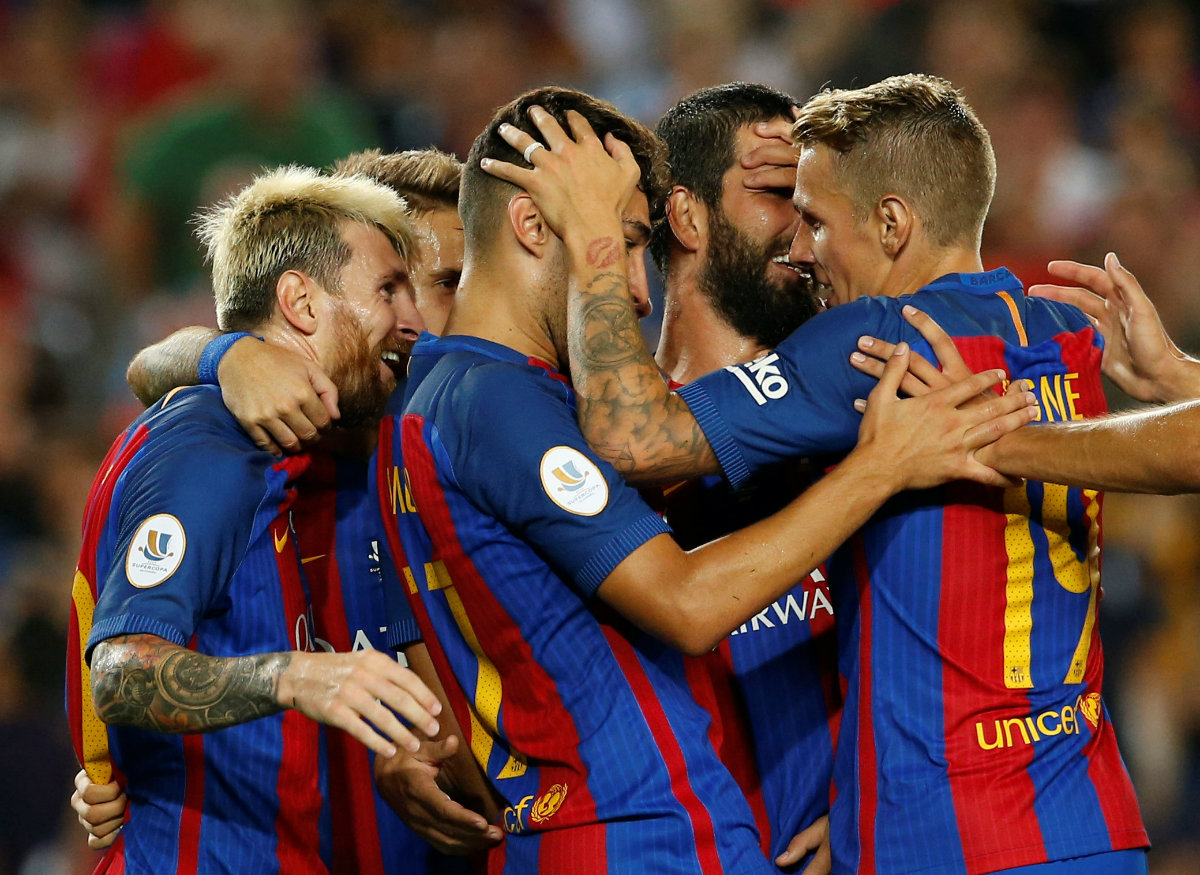 El conjunto catalán venció a Sevilla en la Supercopa
