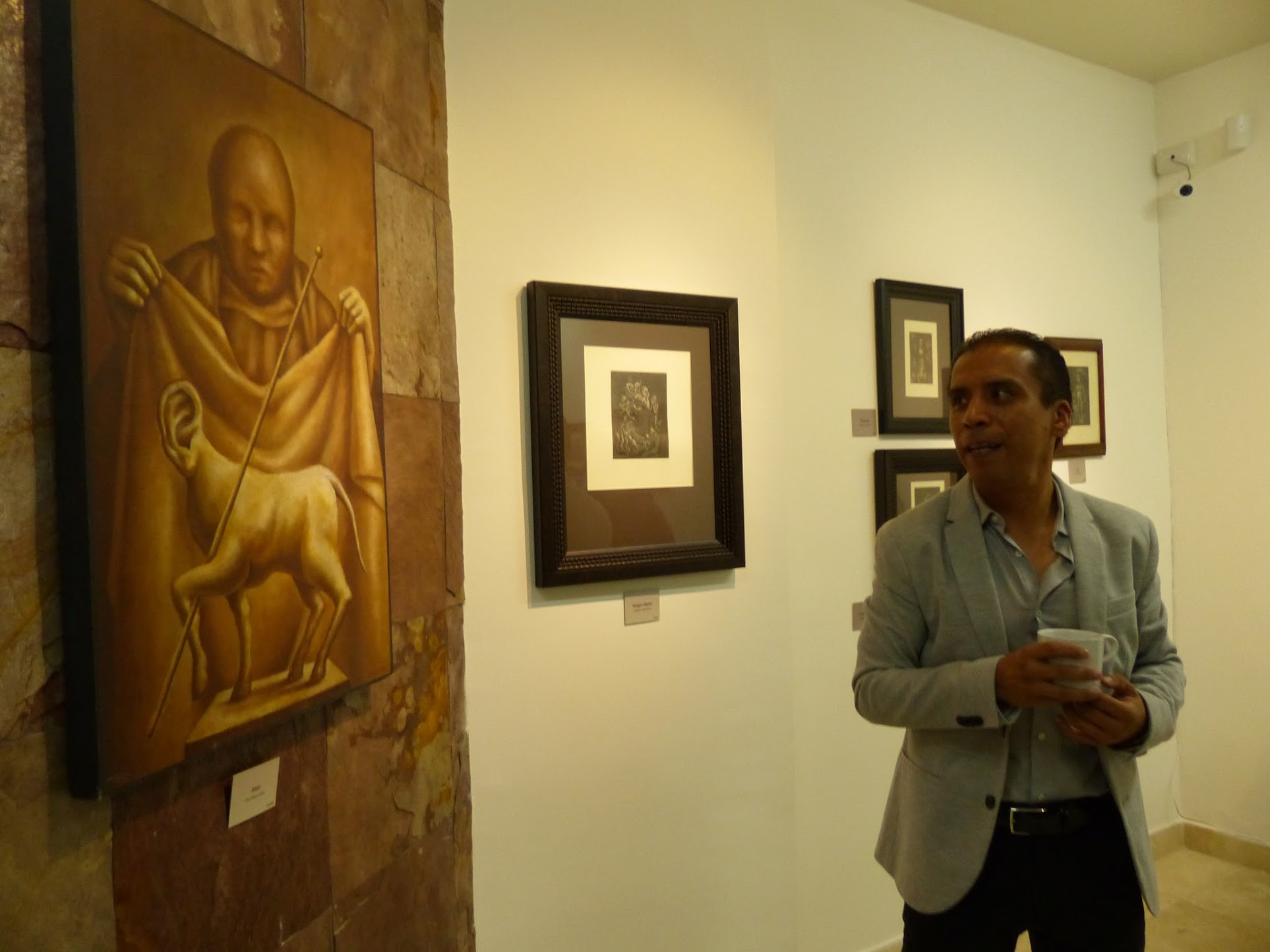 La Obra de Miguel Canseco se exhibe en el taller de grabado "El Chanate".