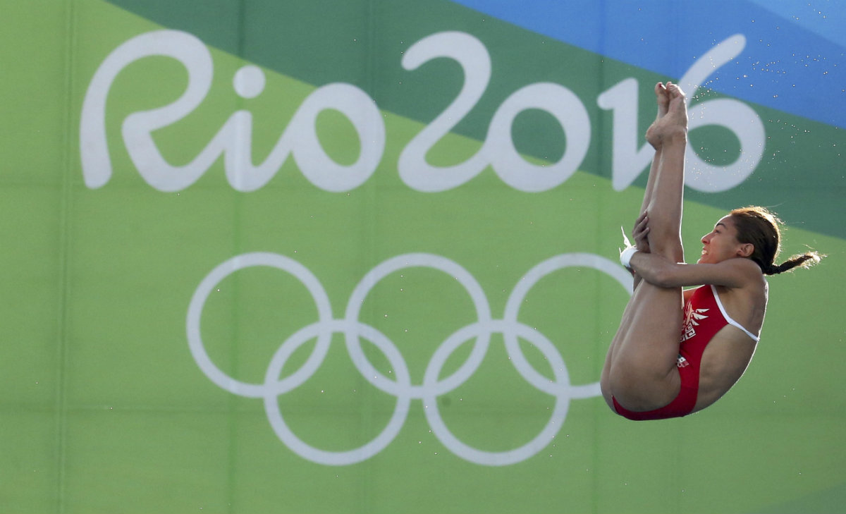 Paola Espinosa en las preliminares