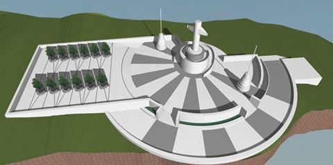 Maqueta del proyecto, obra que asciende a 4 mdp.