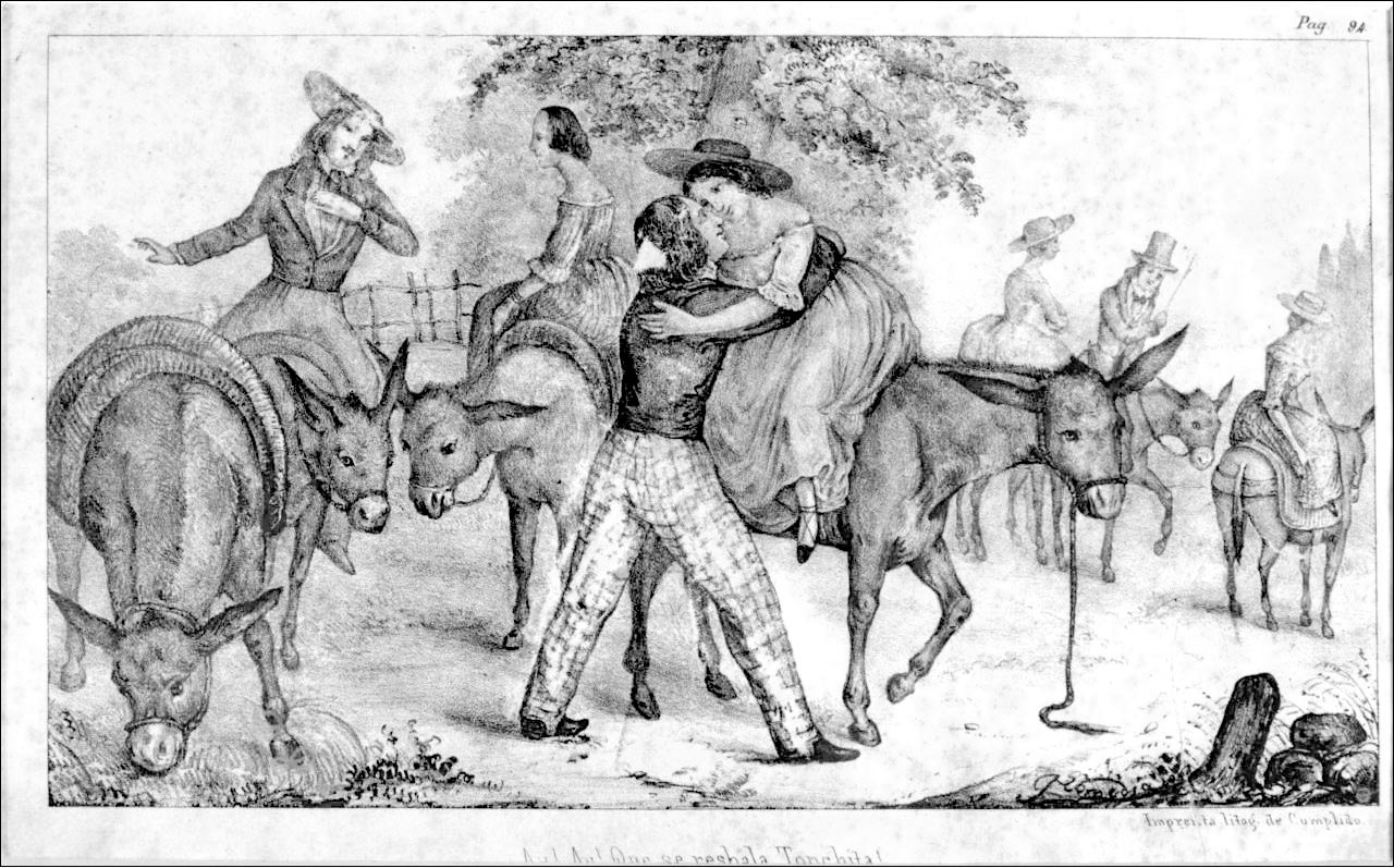 “¡Ay, ay, que se resbala Tonchita!” (siglo XIX), anónimo.