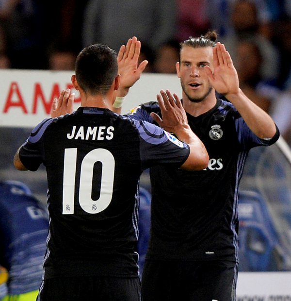 James Rodríguez y Gareth Bale