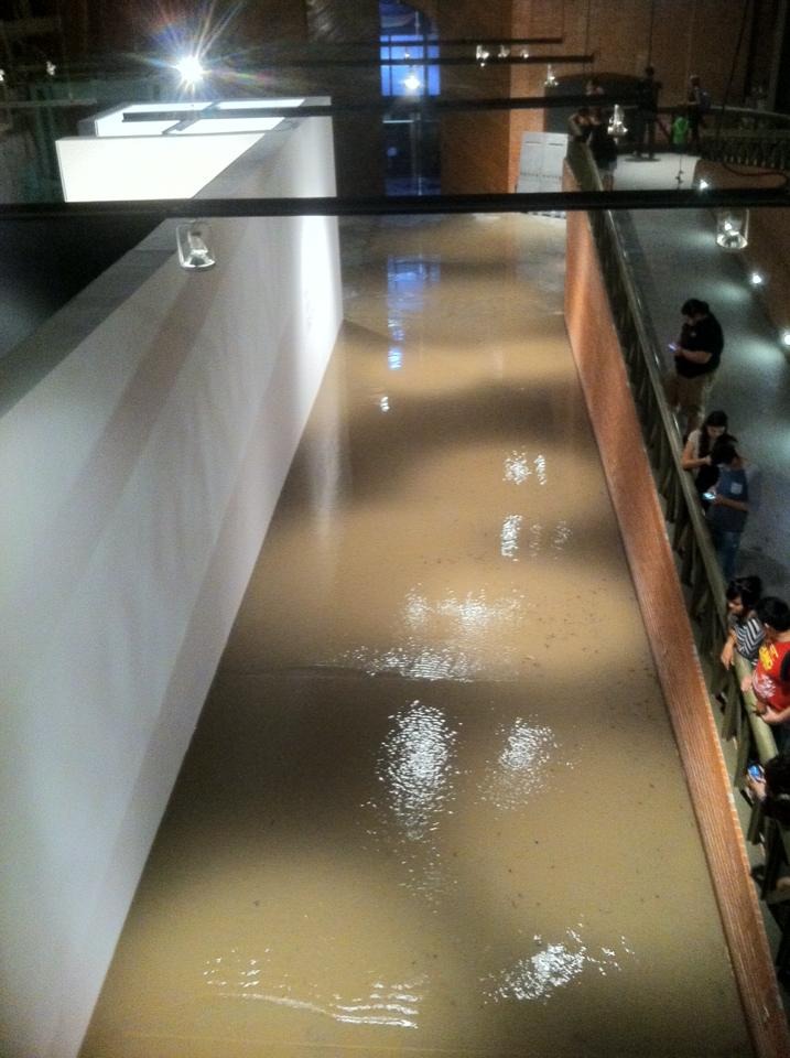 La foto fue enviada por usuarios, desde la Cineteca. 