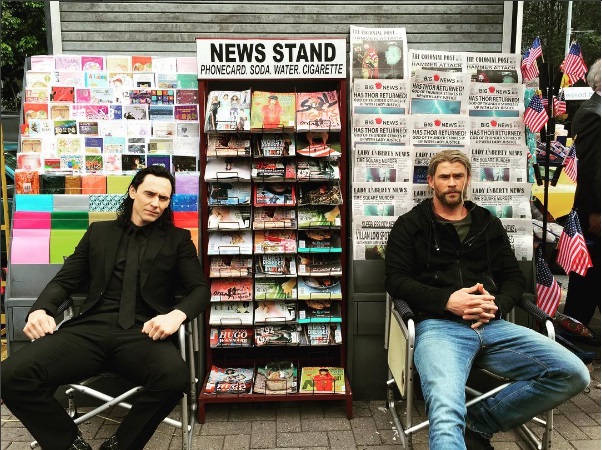 El actor compartió la imagen en redes sociales. 