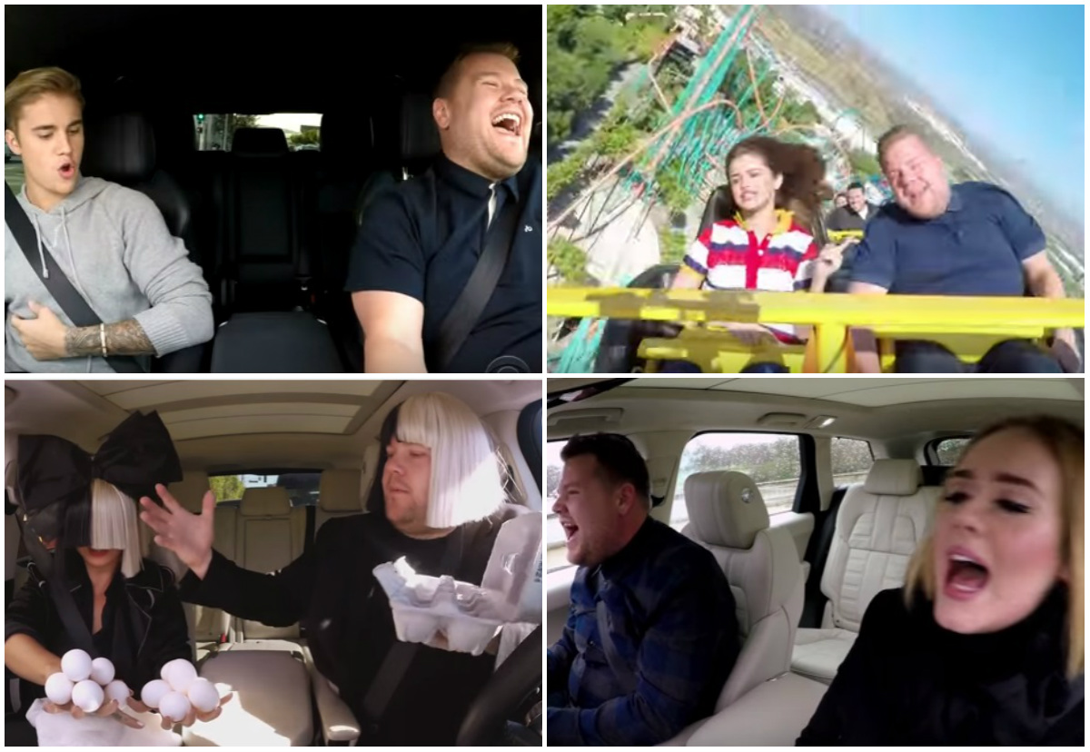Los Carpool Karaoke más divertidos de James Corden. 