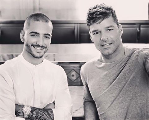 Maluma y Ricky Martin colaboran en un nuevo tema. 