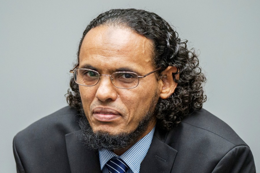El exmilitante islamista, Ahmad al-Faqi al-Mahdi, en la Corte Penal Internacional de La Haya.