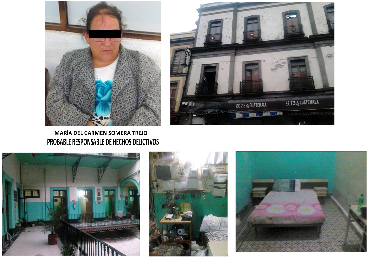 La explotación consistía en que los clientes elegían a alguna de las afectadas, a quienes colocaban en el pasillo y les asignaban un cuarto para tener