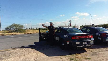 La Policía Federal tenía un operativo en la carretera.