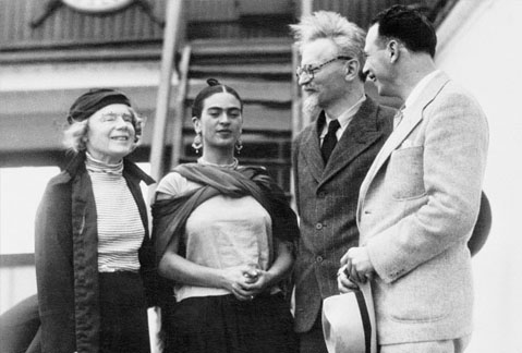 Sedova, Frida y Trotsky