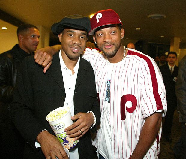 Will Smith junto a Duane Martin. 