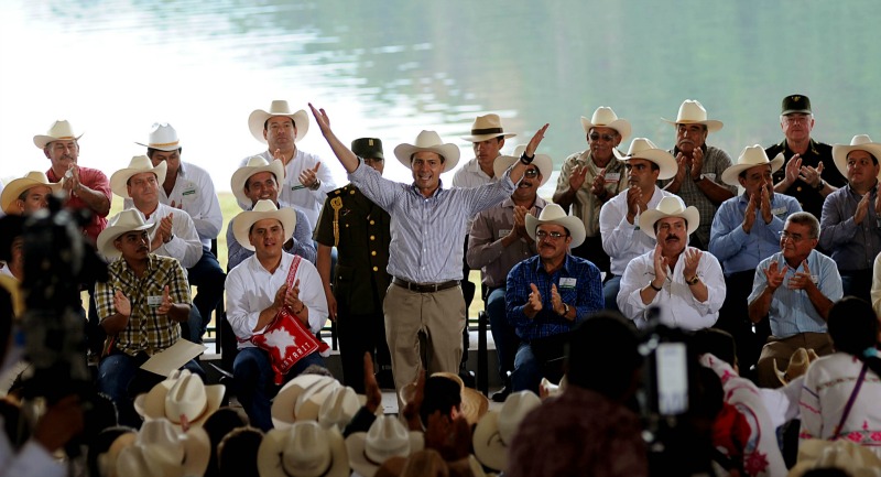 En 2013, coincidentemente en Nayarit, Enrique Peña Nieto anunció que impulsaría el campo.